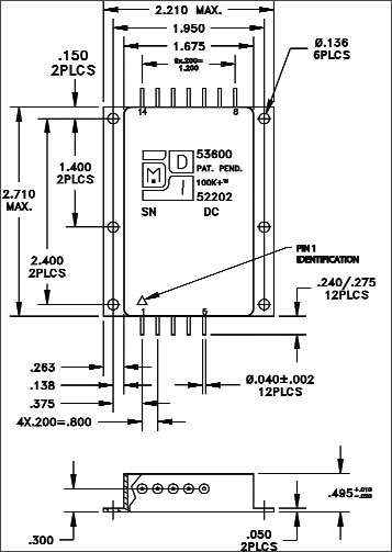 Triple Output Space Qualified Converter
